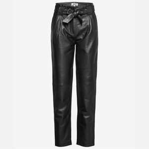 NWT JUST FEMALE Sago Leather Pants in Black size XS